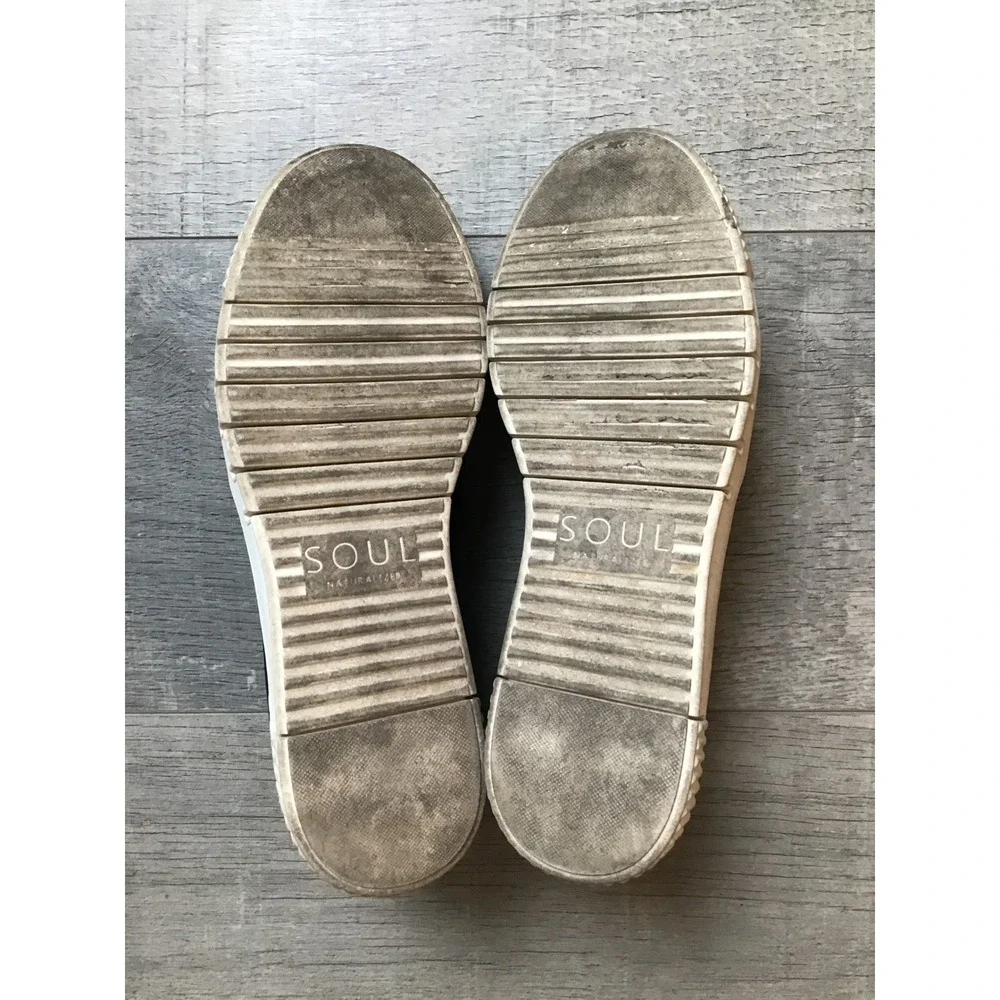 SOUL Naturalizer Women's Black Wide Turner Slip-On Sneaker Size 8.5M‎